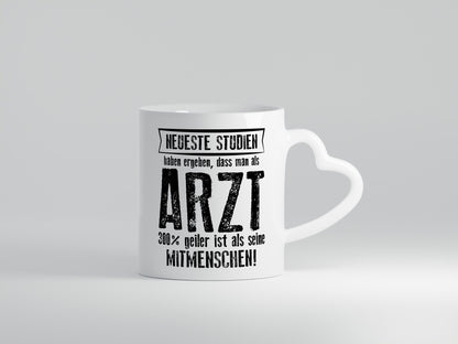 Neuste Studien: Arzt | Medizin Doktor Facharzt Geschenkidee Humor Tasse