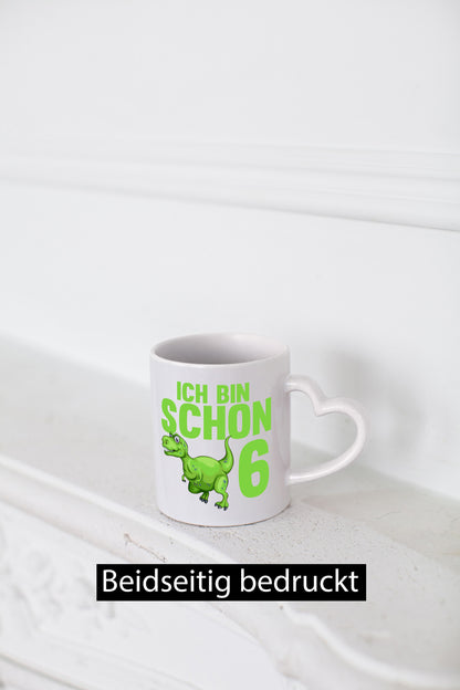 6. Geburtstag | 6 Jahre Dino Dinosaurier lustiger Spruch Geschenk Geschenkidee