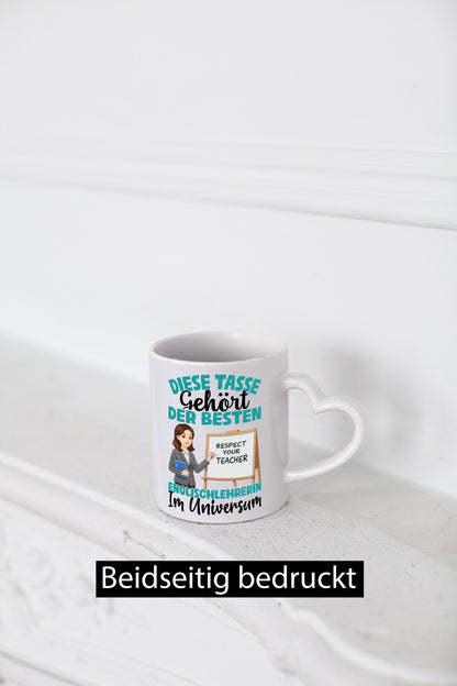 Im Universum: Englischlehrerin | Englisch Lehrerin Geschenk Humor Geschenkidee