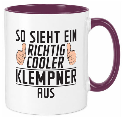 Richtig Cooler Klempner | Beruf klempnern Humor Arbeit Kollegen Büro