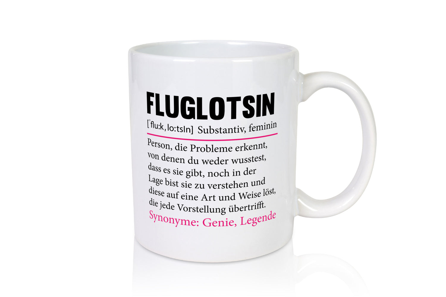 Fluglotsin | Flughafen Flugverkehr Spruch Humor Geschenkidee Tasse