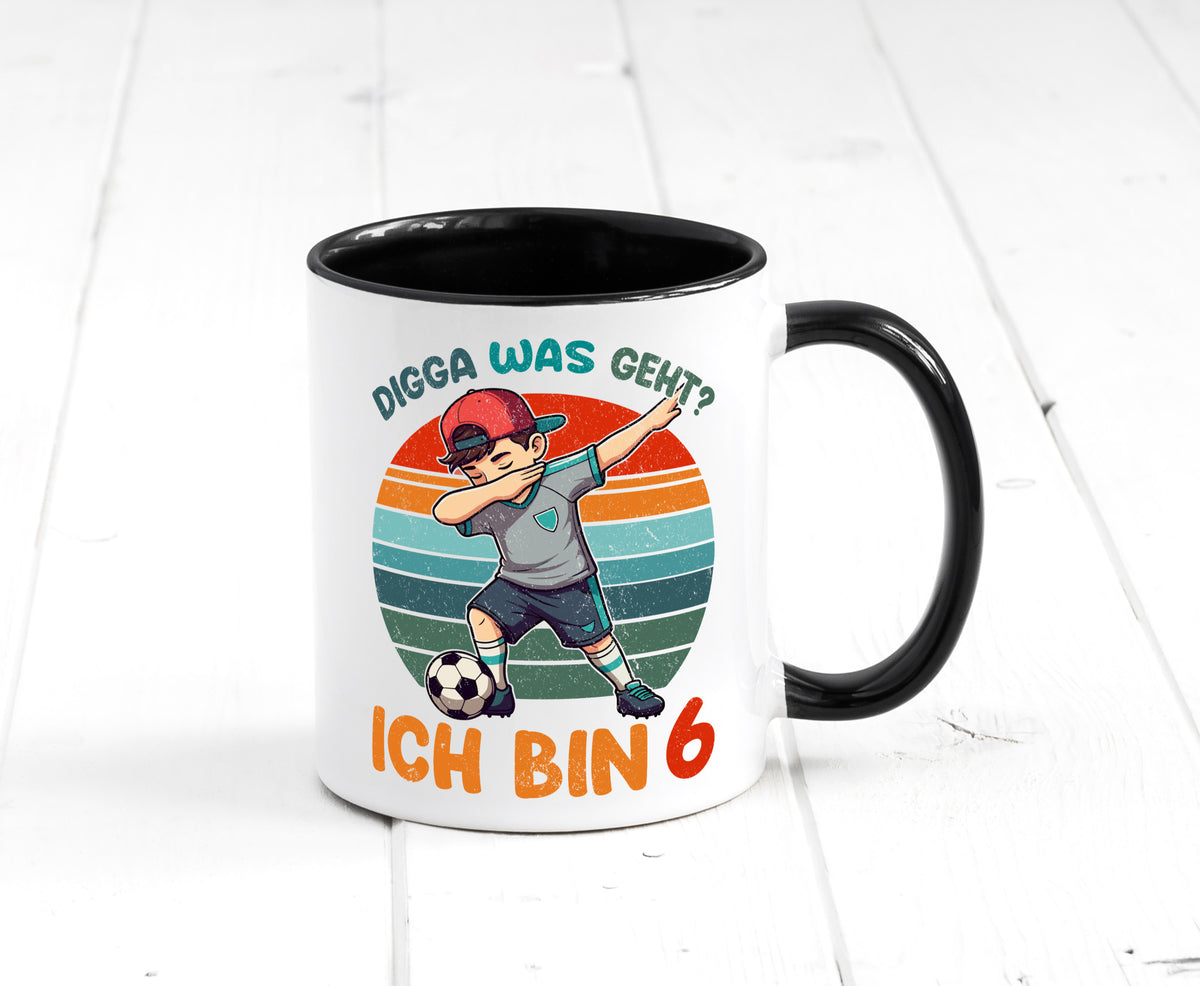 6. Geburtstag | 6 Jahre digga ich bin Dabbing lustig Geschenkidee Geschenk Tasse