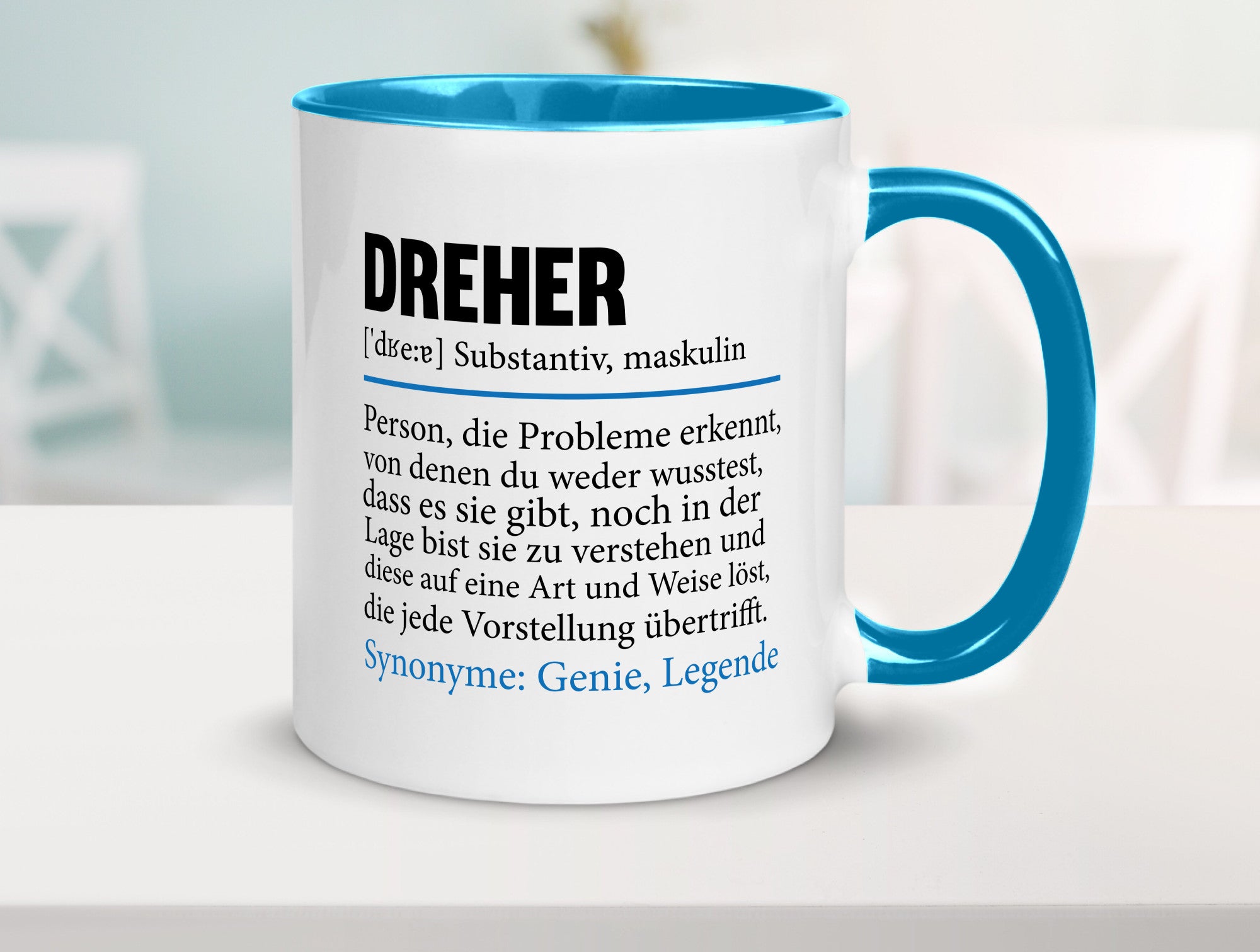 Dreher Humor | Fräser Zerspannungsmechaniker Geschenkidee Tasse