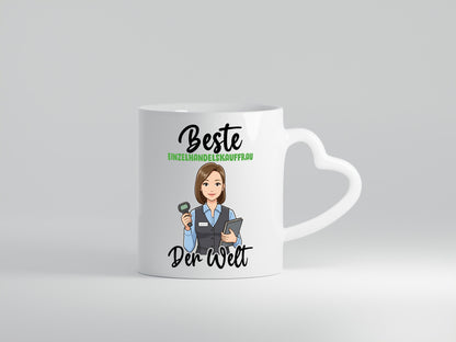 Beste Einzelhandelskauffrau | Einzelhandel v2 Geschenkidee Humor Tasse