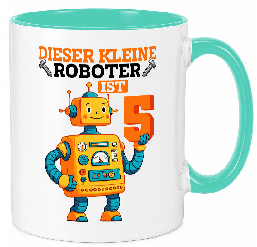 5. Geburtstag | 5 Jahre Roboter Junge lustiger Spruch Geschenk Geschenkidee