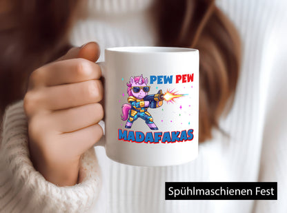 Pew Madafakas vl1 lustig Humor Geschenkidee Geschenk Tasse