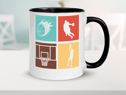 Basketball | Sportfan Slam Dunk Teamplayer NBA Humor Geschenkidee Tasse