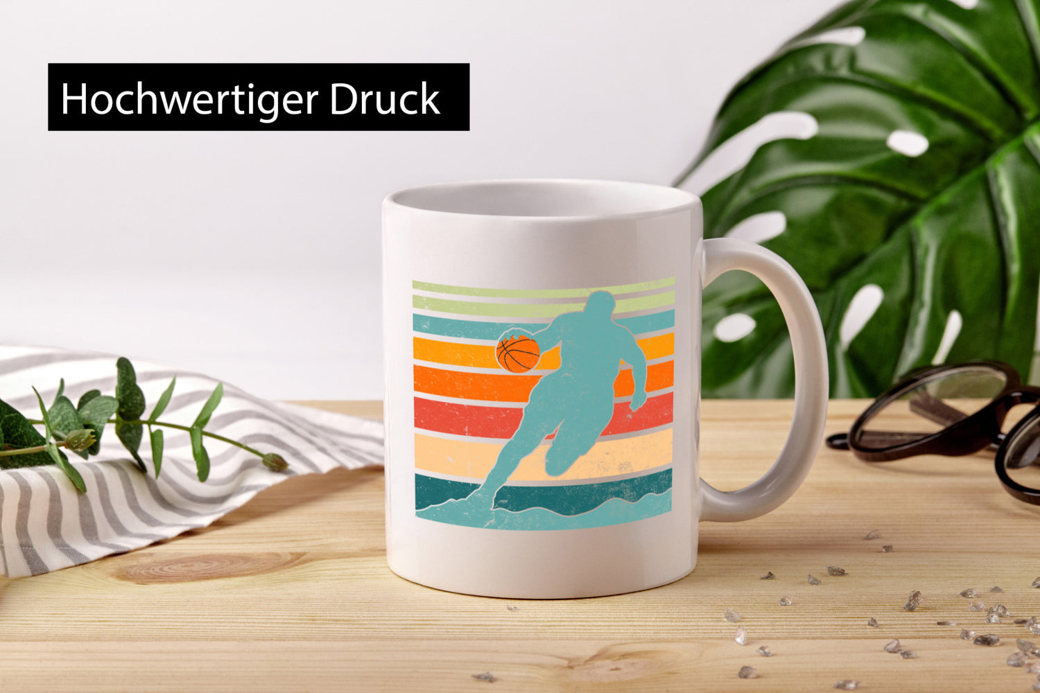 Baskeball | Baskeballspieler Baskeballfan v2 Geschenkidee Humor Tasse