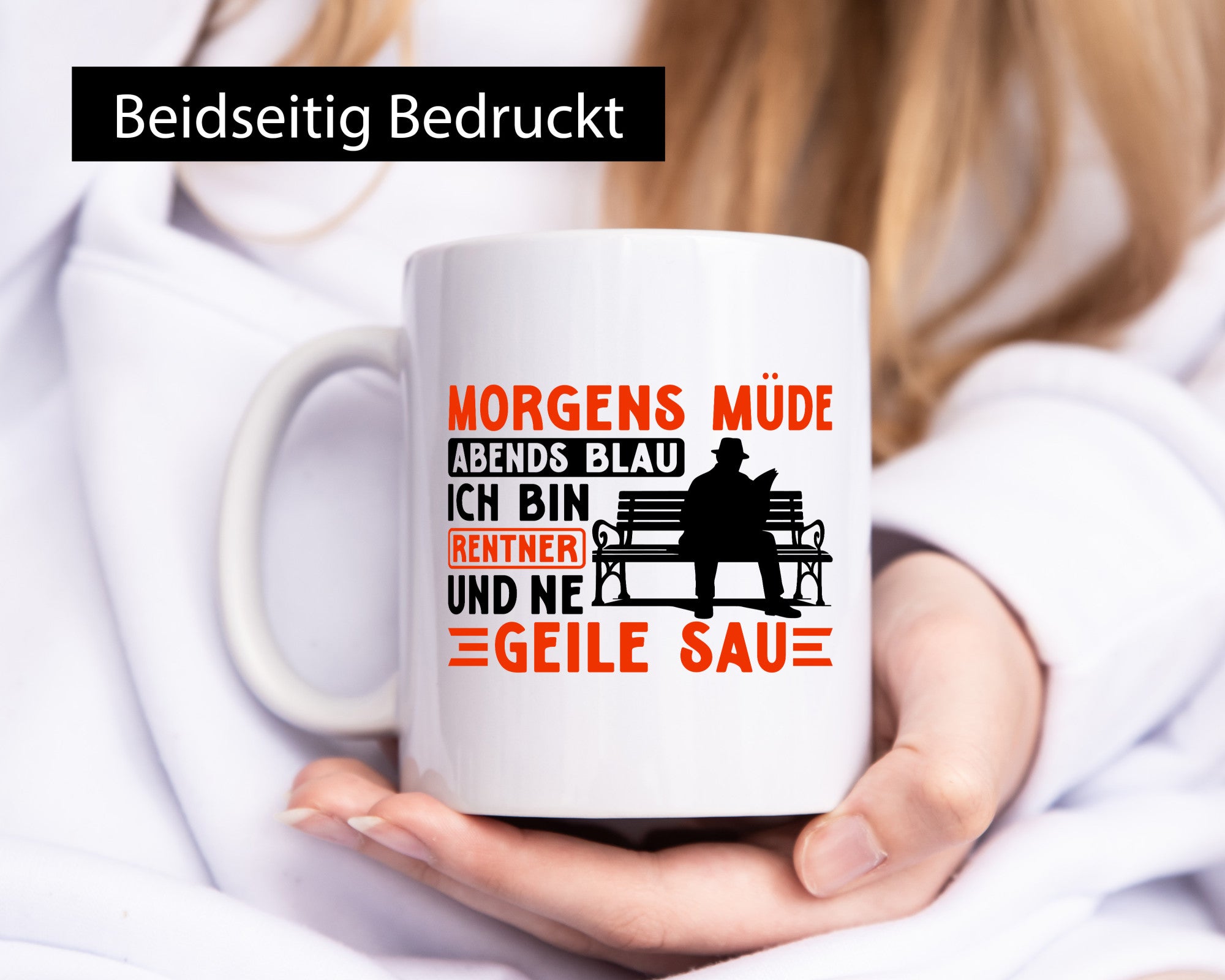 Ich bin Rentner | Rentenbeginn Ruhestand Geschenk Jubiläum lustiger Spruch Tasse