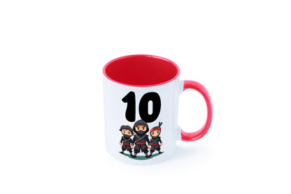 10. Geburtstag | 10 Jahre Ninja Humor Geschenkidee Tasse