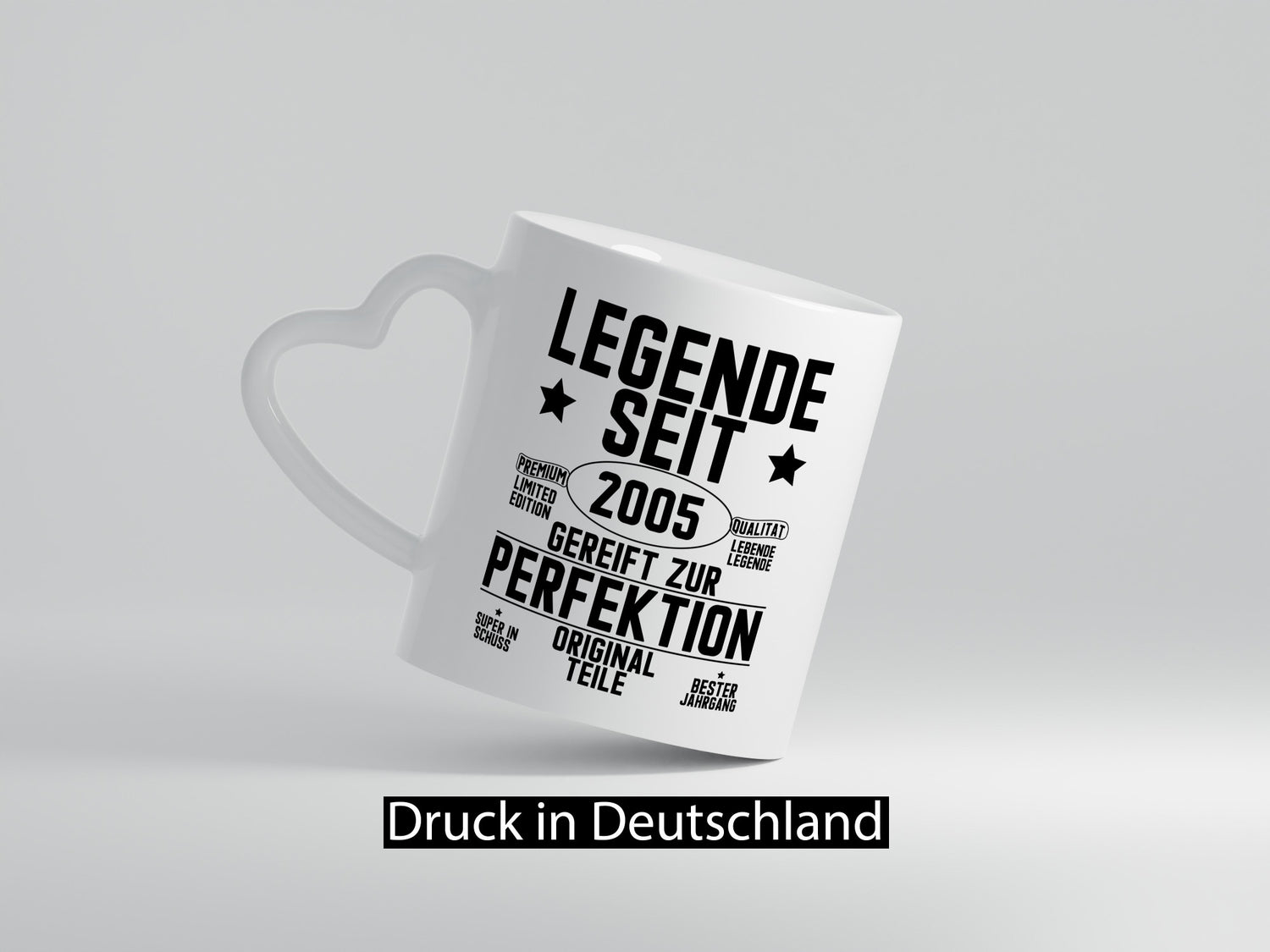 Legende seit 2005 | Geburtstag Gut gereift Whiskey Logo lustig Geschenkidee
