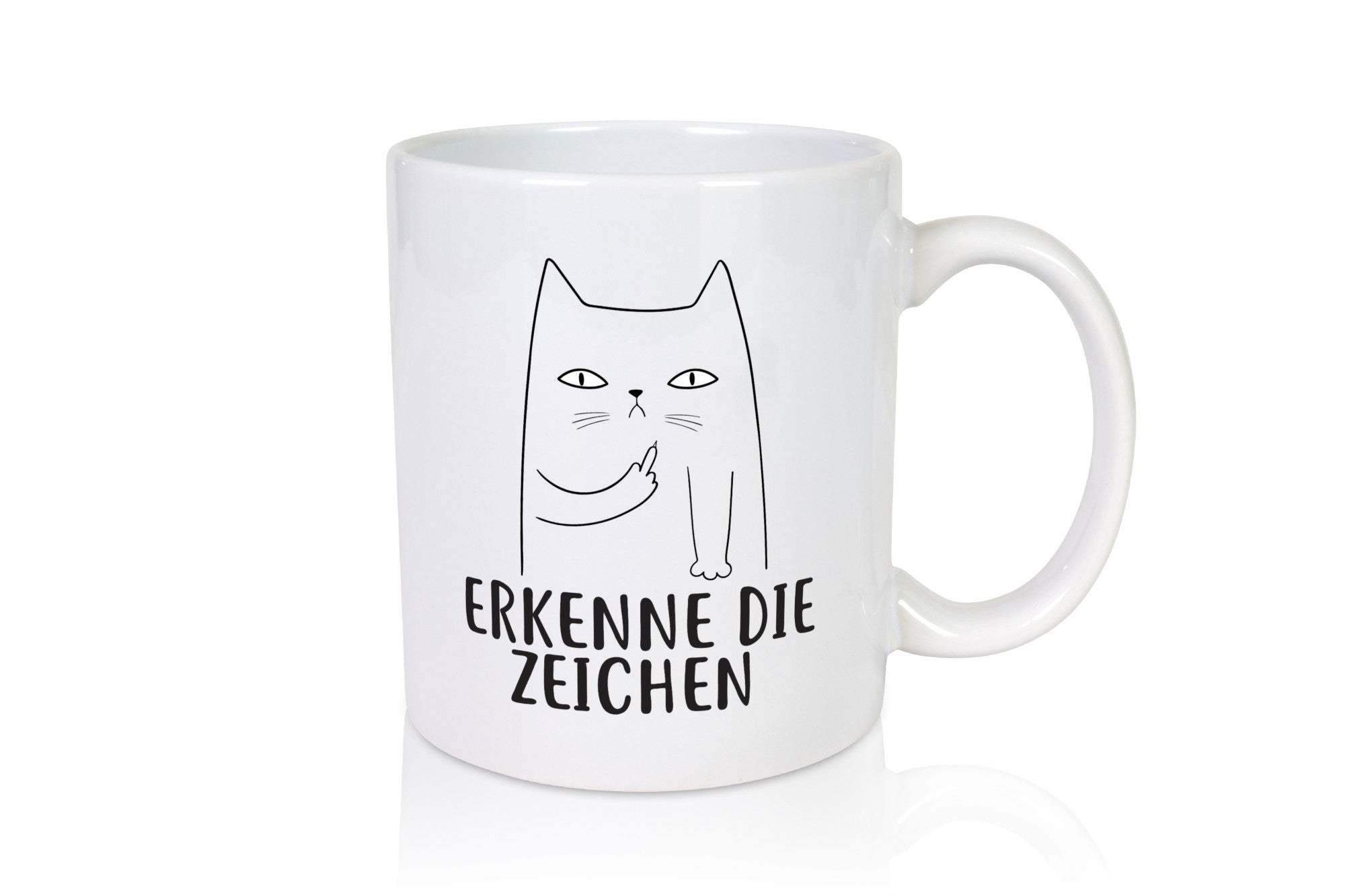 Erkenne die Zeichen | Katzenbesitzer witzige Katze lustiger Spruch Geschenk