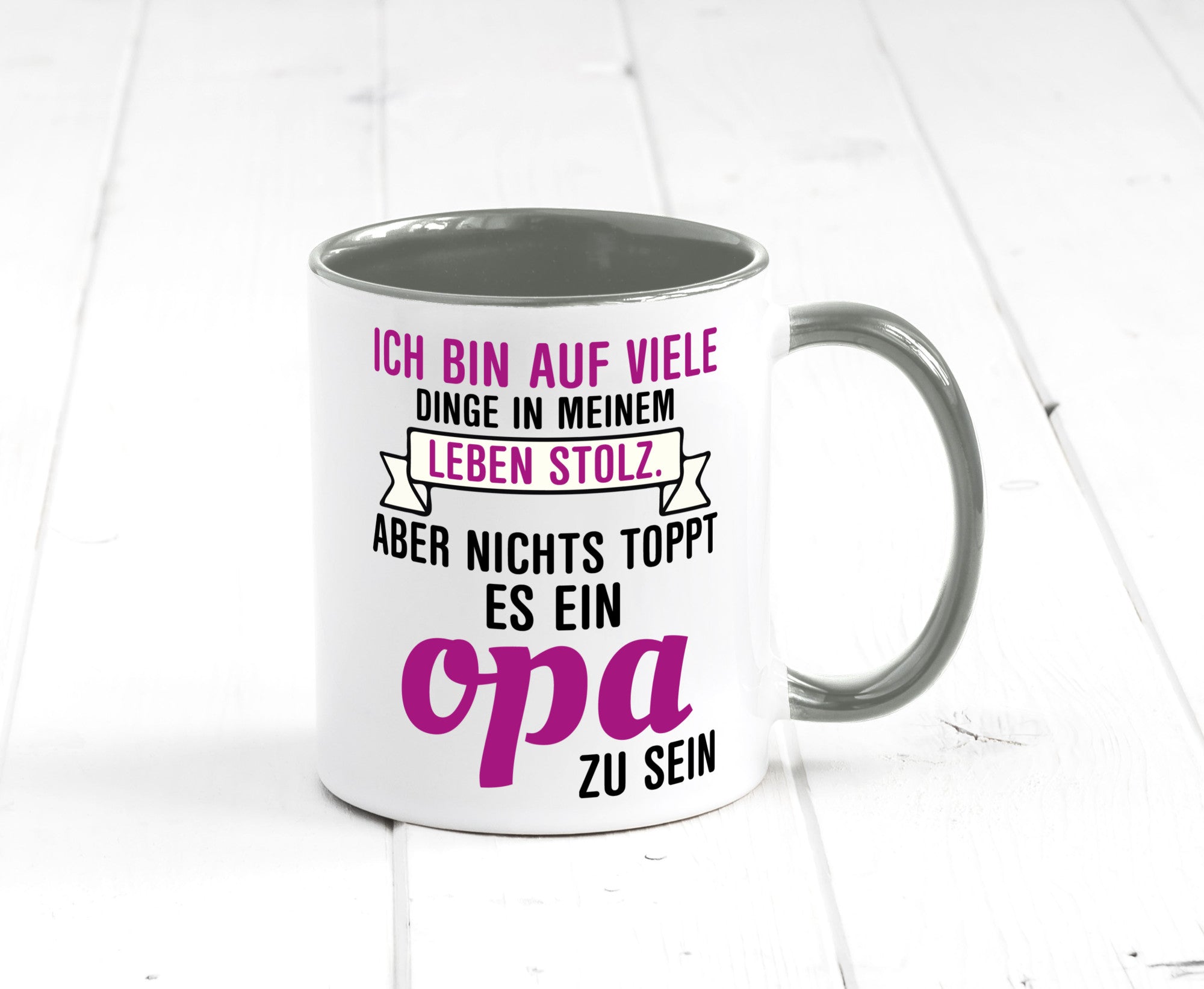 Opa Tasse | Stolzer Großvater Vatertag Enkelkinder Geschenk Familie