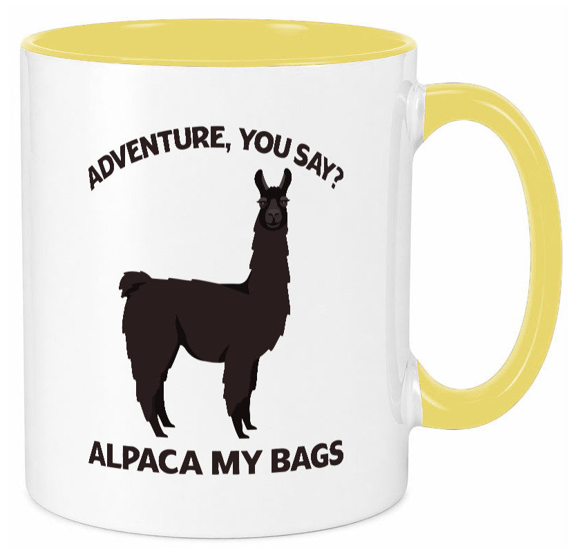 Adventure, Alpaca | Humor Geschenkidee Tasse