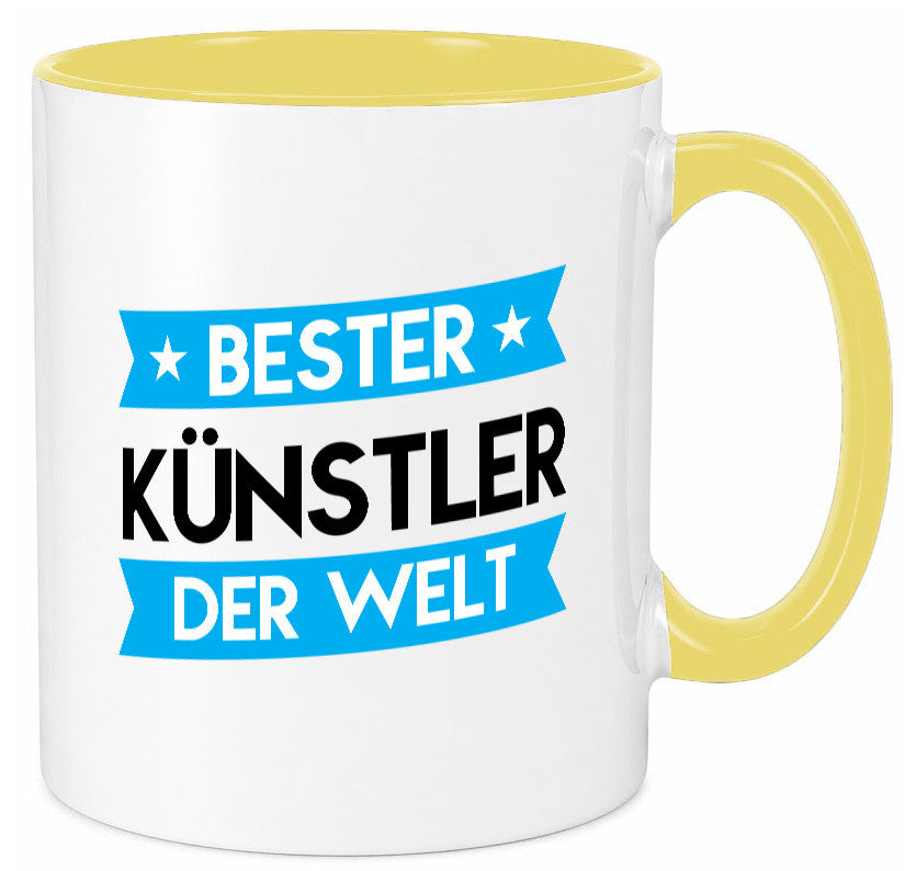 Bester Künstler | Spruch lustig Kunst Humor Geschenkidee Geschenk Tasse