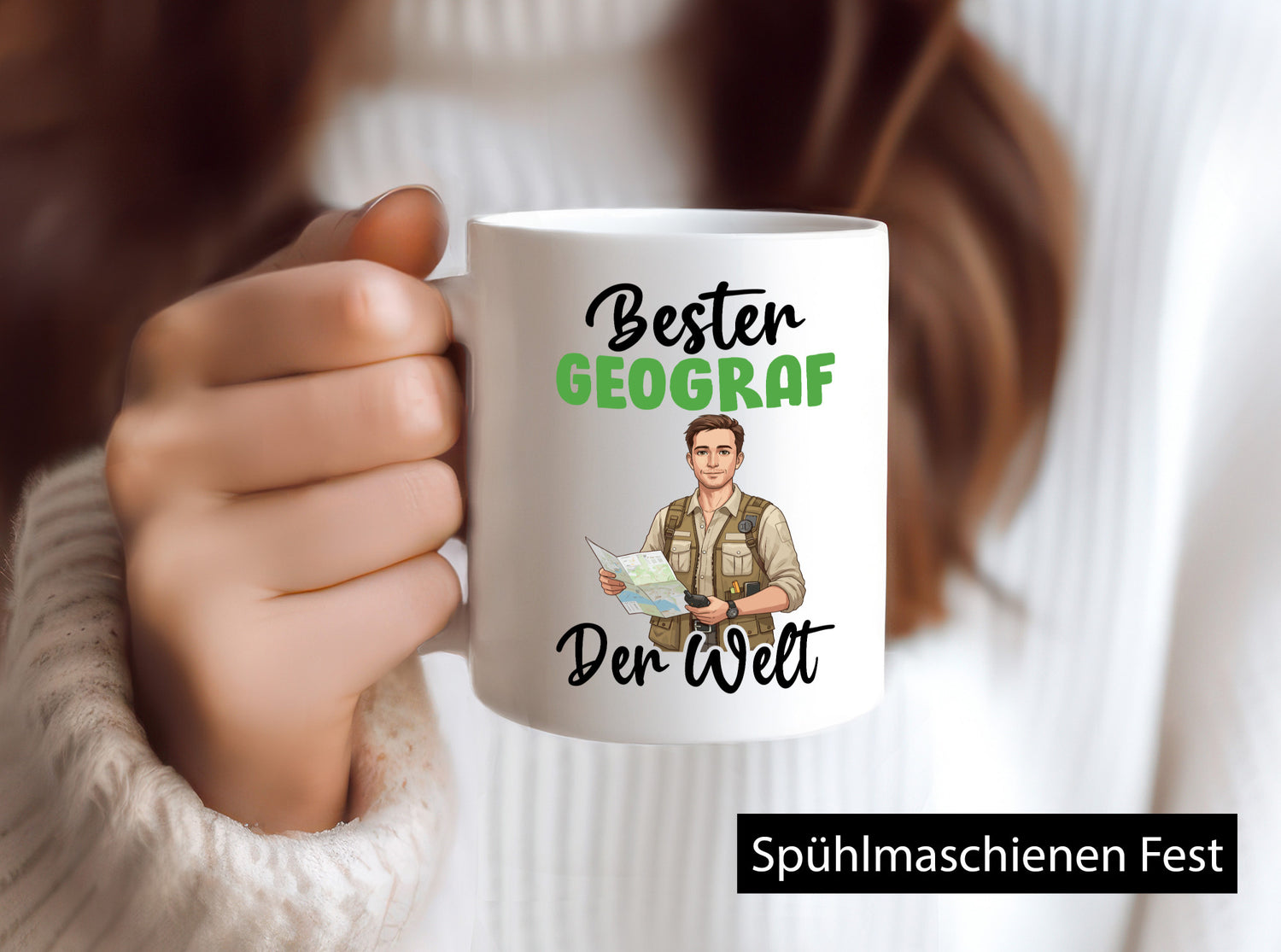 Bester Geograf | Geografie v2 Geschenkidee Humor Tasse