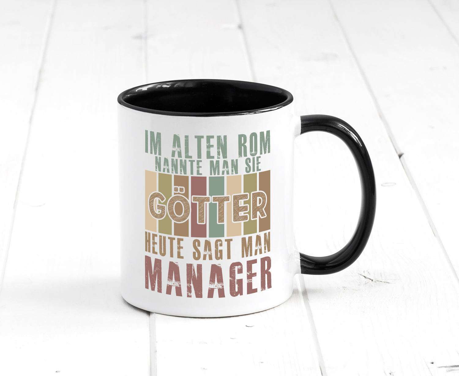 Heute sagt man: Manager | Management Humor Geschenkidee Tasse