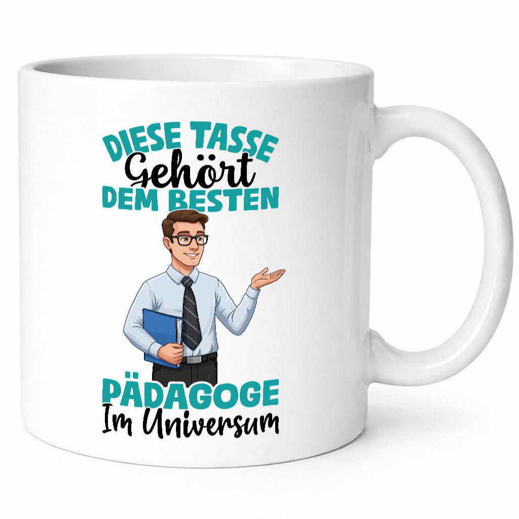 Im Universum: Pädagoge | Pädagogik Humor Geschenkidee Tasse