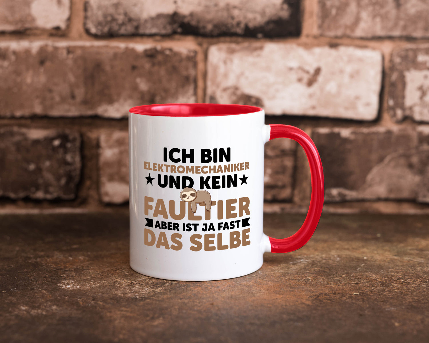 Ich bin kein Faultier: Elektromechaniker | Mechaniker Geschenkidee