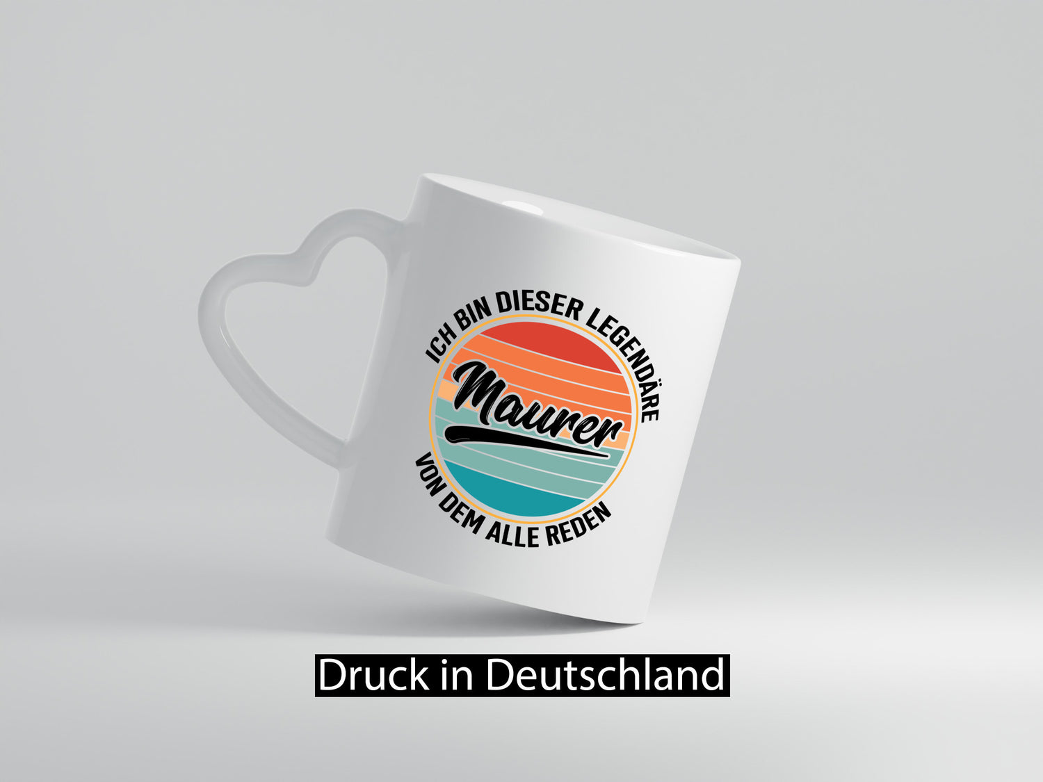 Legendäre Maurer | Handweker Mauermeister Humor Geschenkidee Tasse