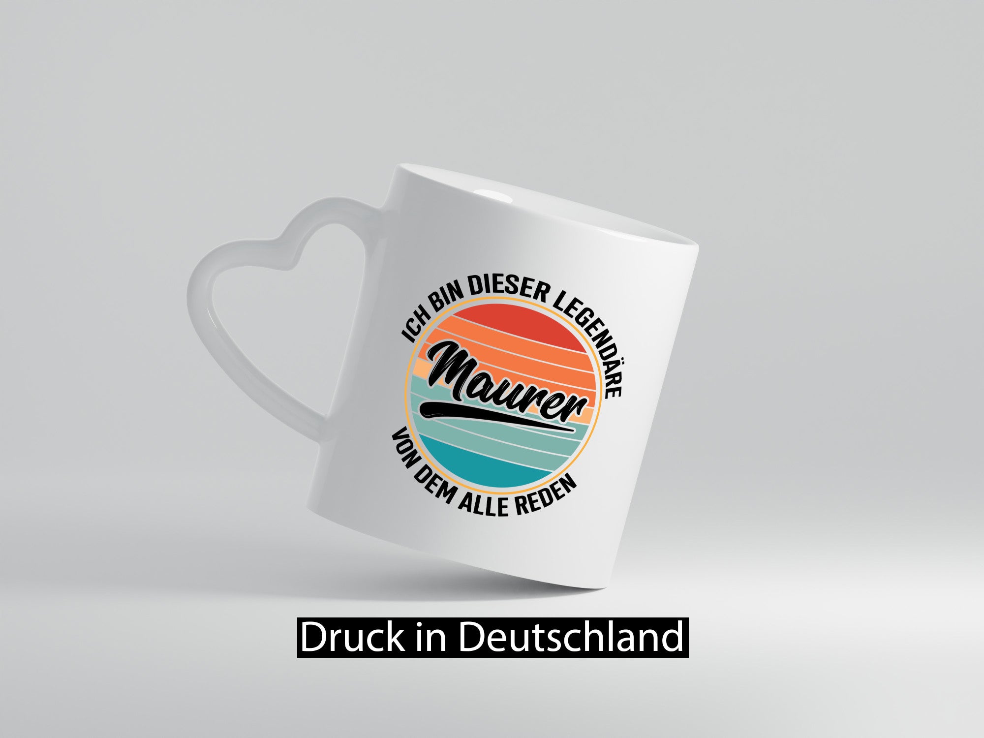 Legendäre Maurer | Handweker Mauermeister Humor Geschenkidee Tasse