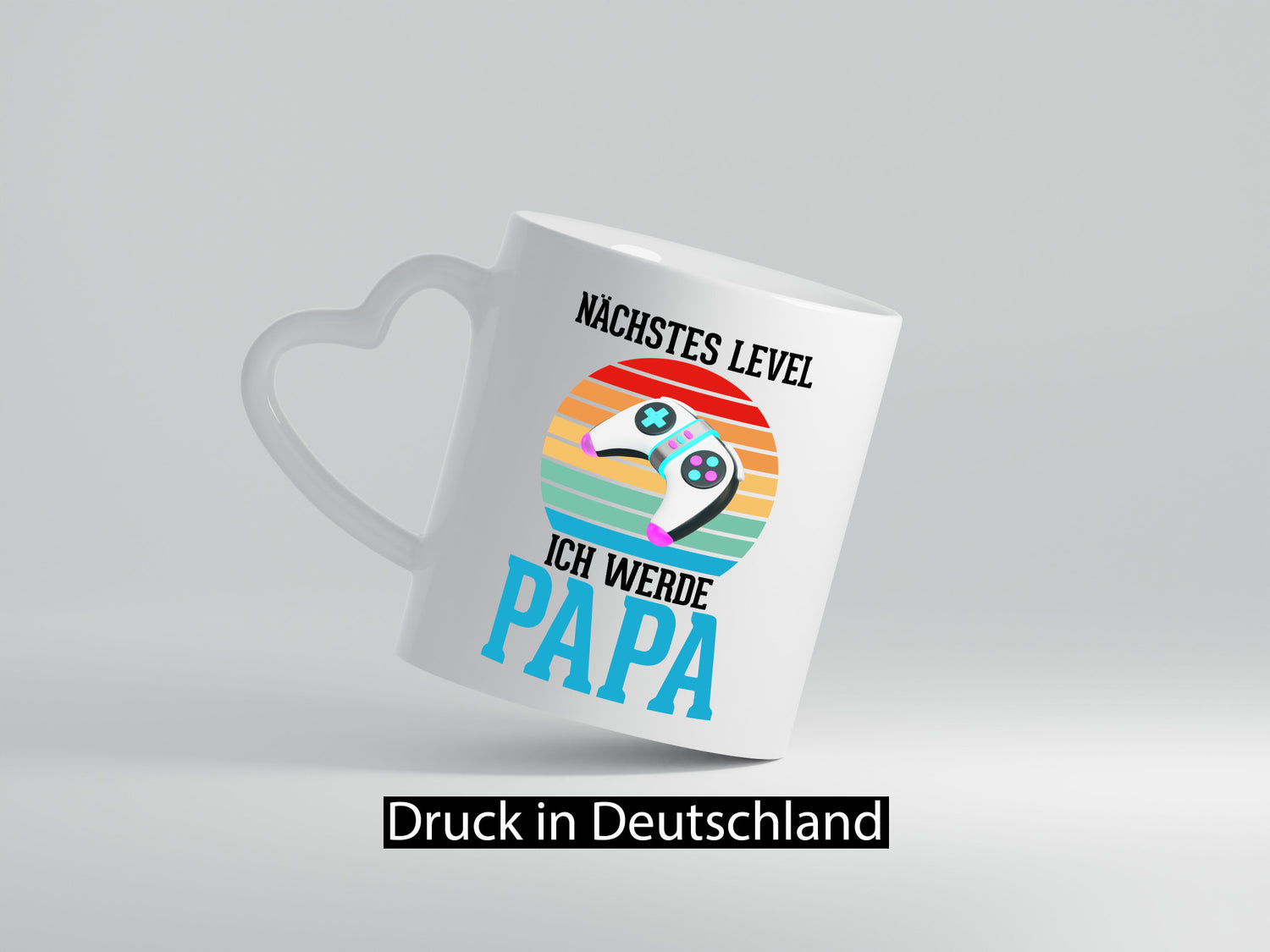 Nächstes Level ich werde Papa | Ankündigung Gamer Geschenkidee Humor Tasse