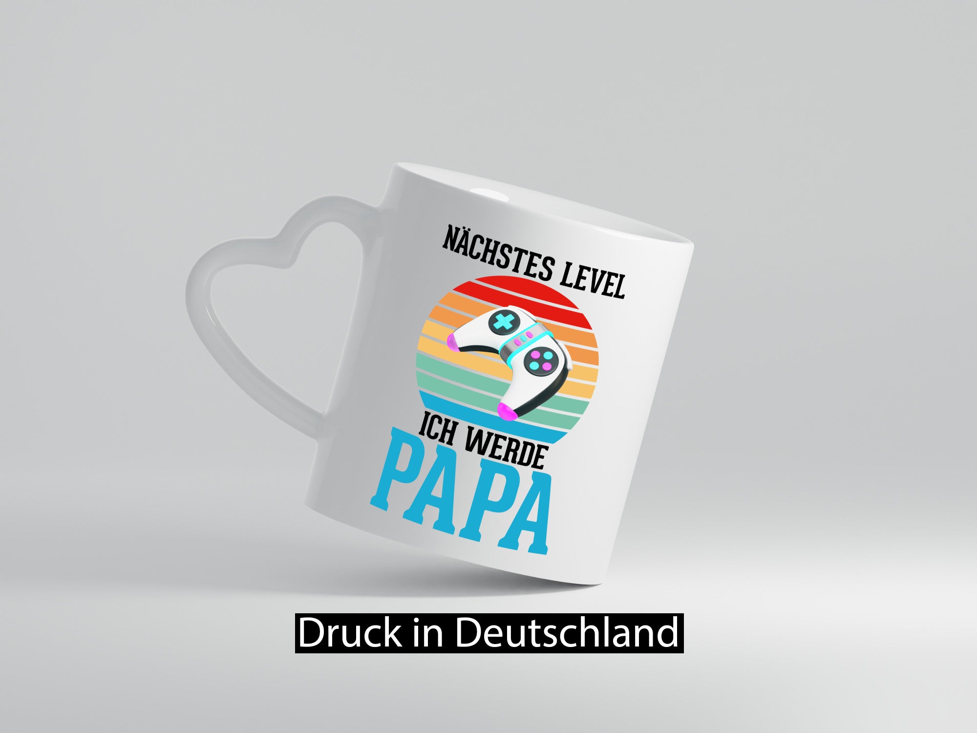 Nächstes Level ich werde Papa | Ankündigung Gamer Geschenkidee Humor Tasse