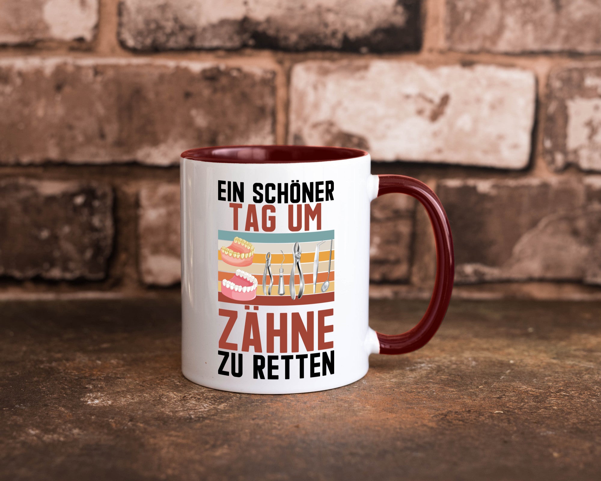 Ein schöner Tag um zähne zu retten | Zahnarzt Geschenk Humor Geschenkidee