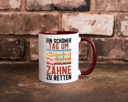 Ein schöner Tag um zähne zu retten | Zahnarzt Geschenk Humor Geschenkidee