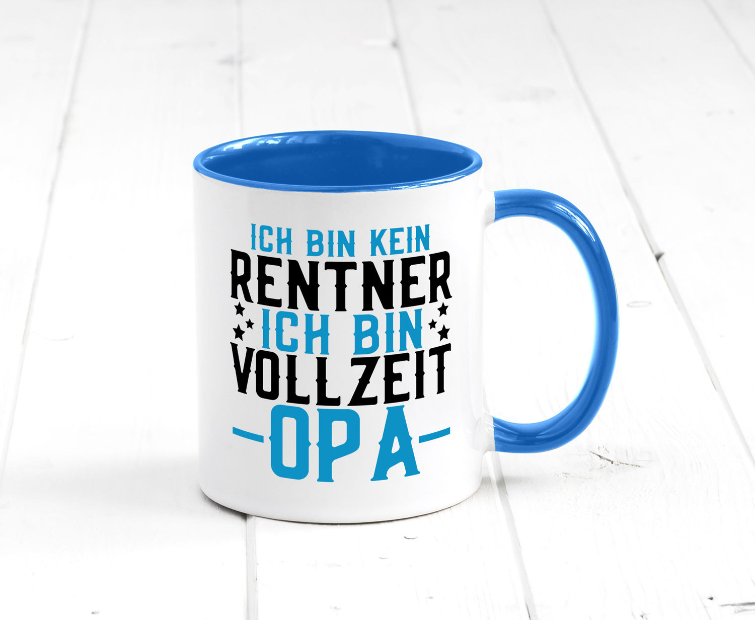 Rentner | Vollzeit Opa Pension Ruhestand Großvater lustiger Spruch Geschenk