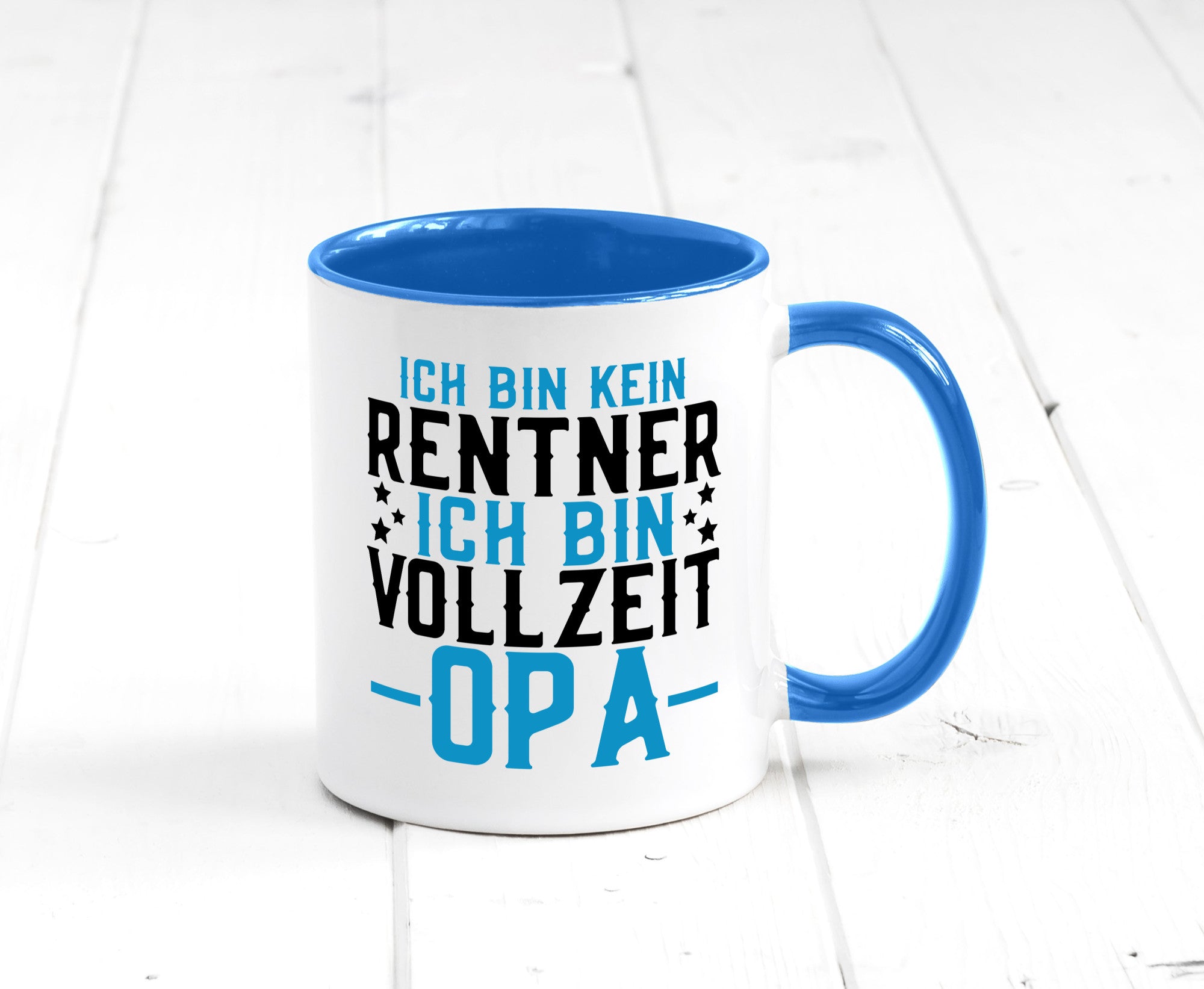 Rentner | Vollzeit Opa Pension Ruhestand Großvater lustiger Spruch Geschenk