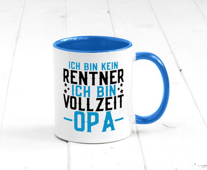 Rentner | Vollzeit Opa Pension Ruhestand Großvater lustiger Spruch Geschenk