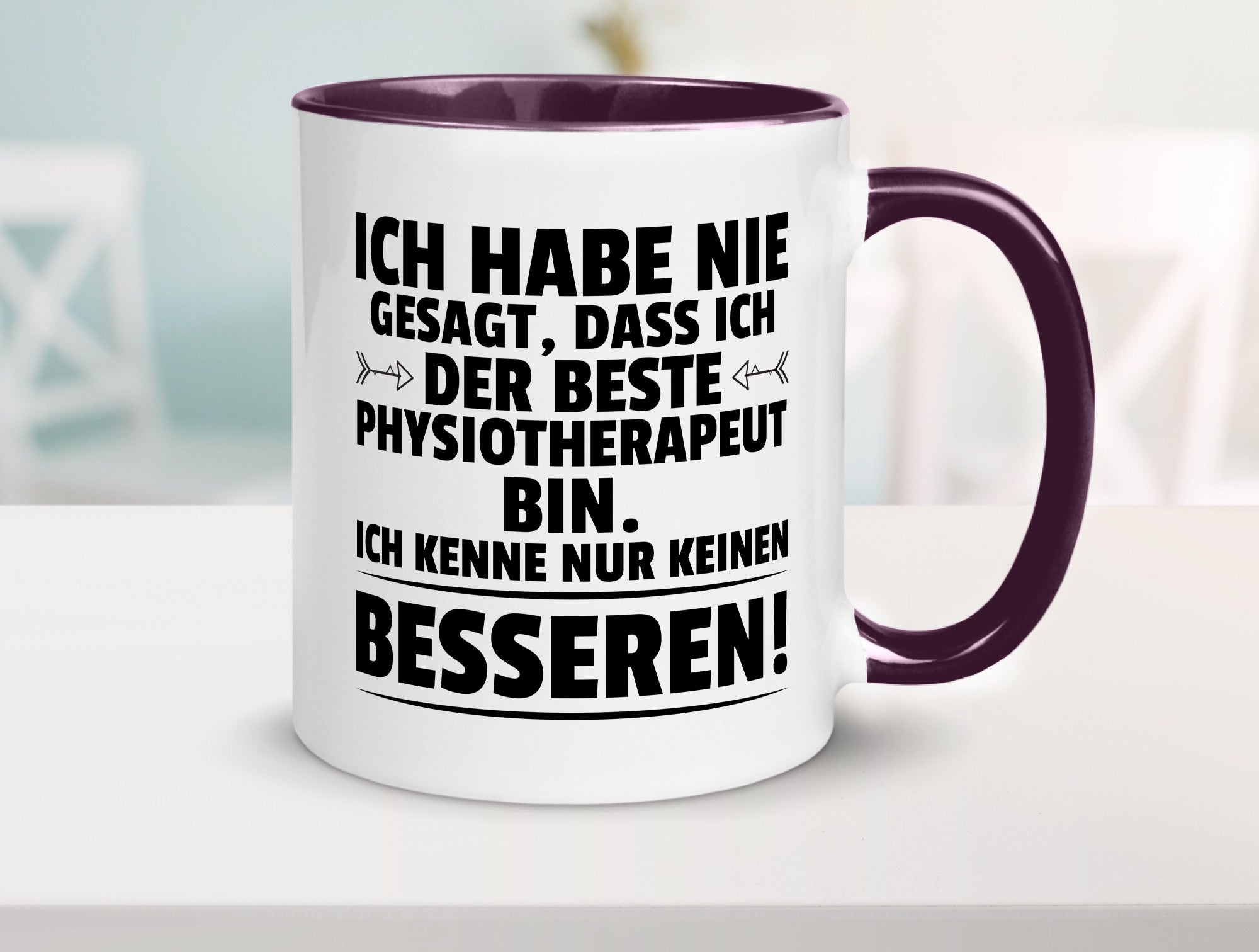 Der Beste Physiotherapeut lustiger Spruch Geschenk Humor Geschenkidee Tasse