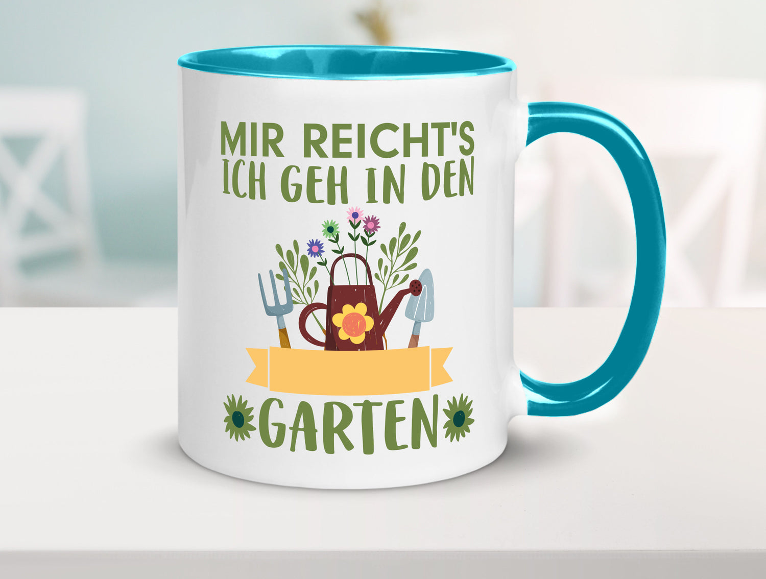 Ich geh in den Garten | Gärtner Tasse Gartenarbeit Humor Arbeit Kollegen Büro