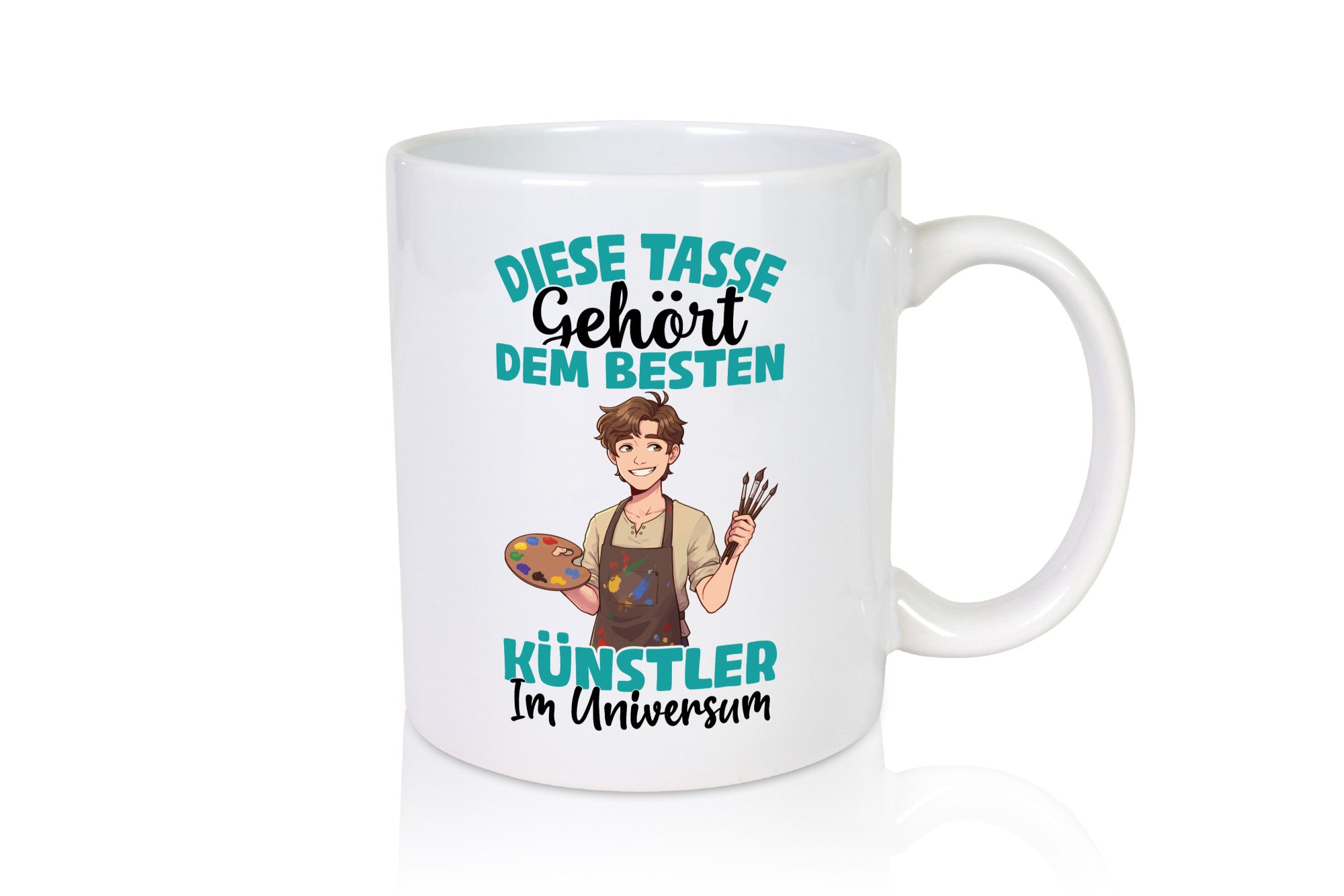 Im Universum: Künstler | Kunst Geschenkidee Humor Tasse