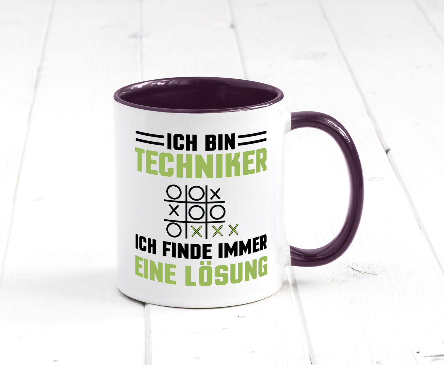 Ich bin Techniker finde immer eine Lösung | lustiger Spruch Geschenk Humor