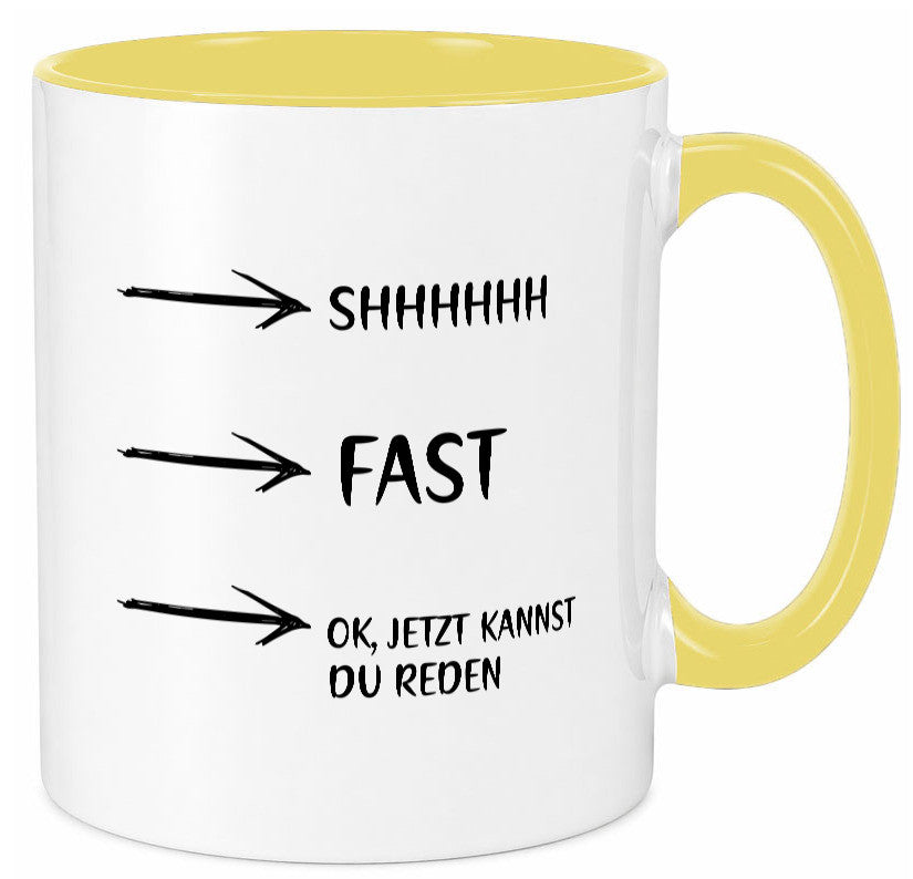 Jetzt kannst du reden | Morgenmuffel Kaffeetrinker Humor Geschenkidee Tasse