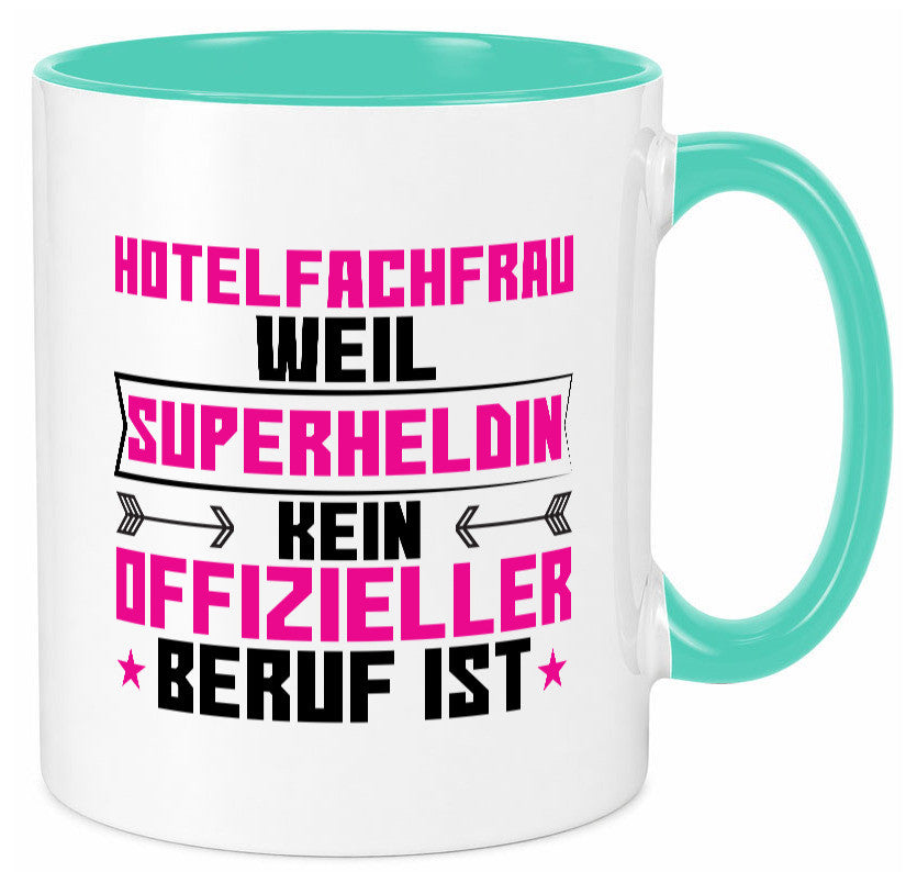 Superheldin Hotelfachfrau | Hotel lustiger Spruch Geschenk Humor Geschenkidee