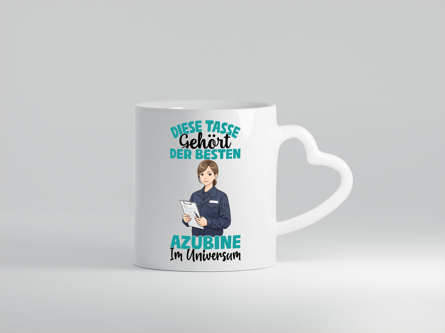 Im Universum: Azubine | Ausbildung Lehre Lehrling Geschenkidee Humor Tasse