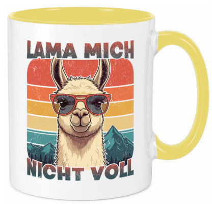 Lama mich nicht voll | Alpaka Kamel Retro lustig Humor Geschenkidee Geschenk
