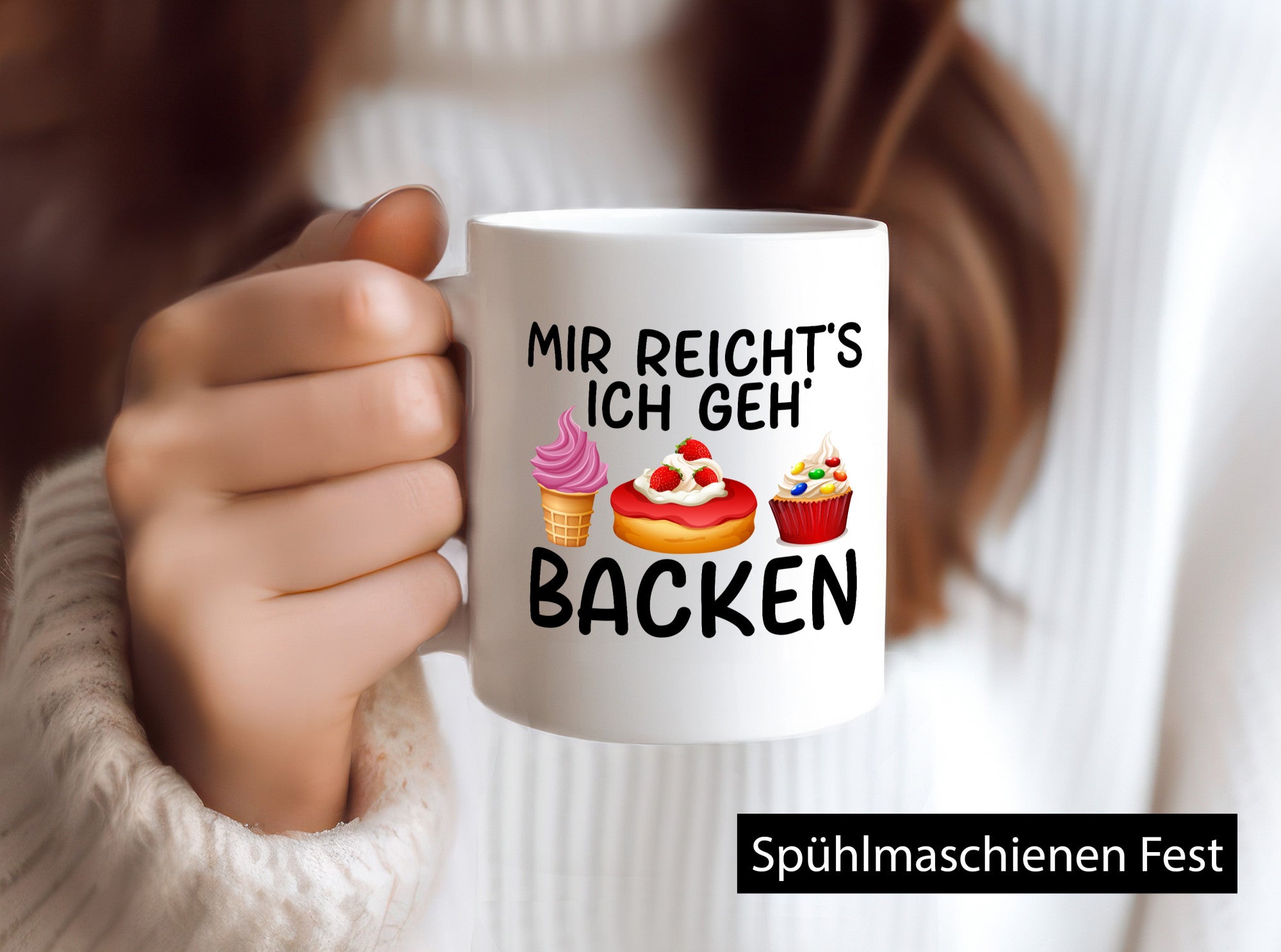 Mir reichts ich geh Backen | Kuchen Eis lustiger Spruch Geschenk Humor