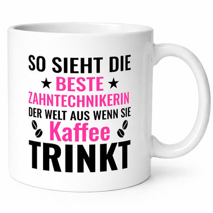 Kaffee trinkt: Zahntechnikerin | Zahnmedizin lustiger Spruch Geschenk Humor