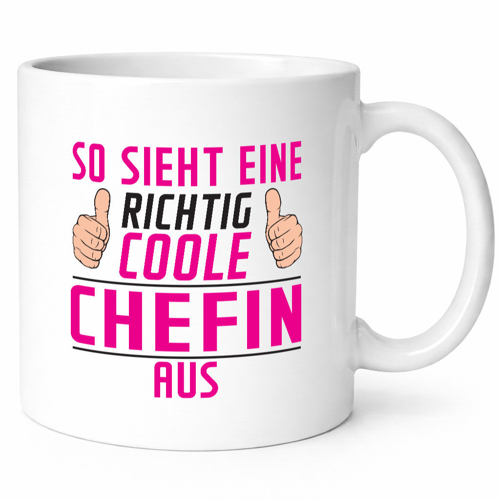 Richtig Coole Chefin | Führungskraft Vorgesetzte Geschenkidee Arbeit Kollegen