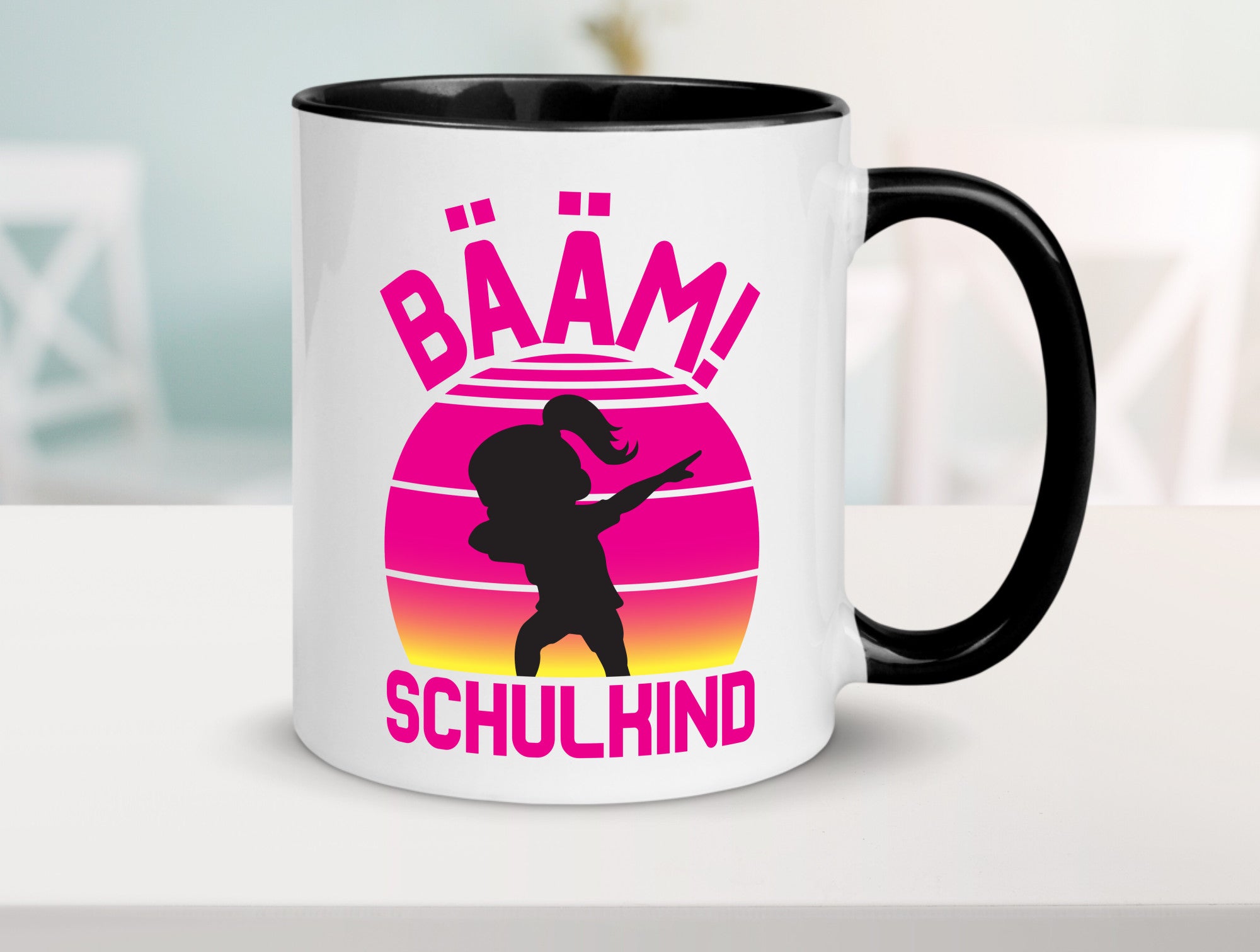 Bääm Schulkind | Einschuldung Schulanfang Geschenkidee Humor Tasse