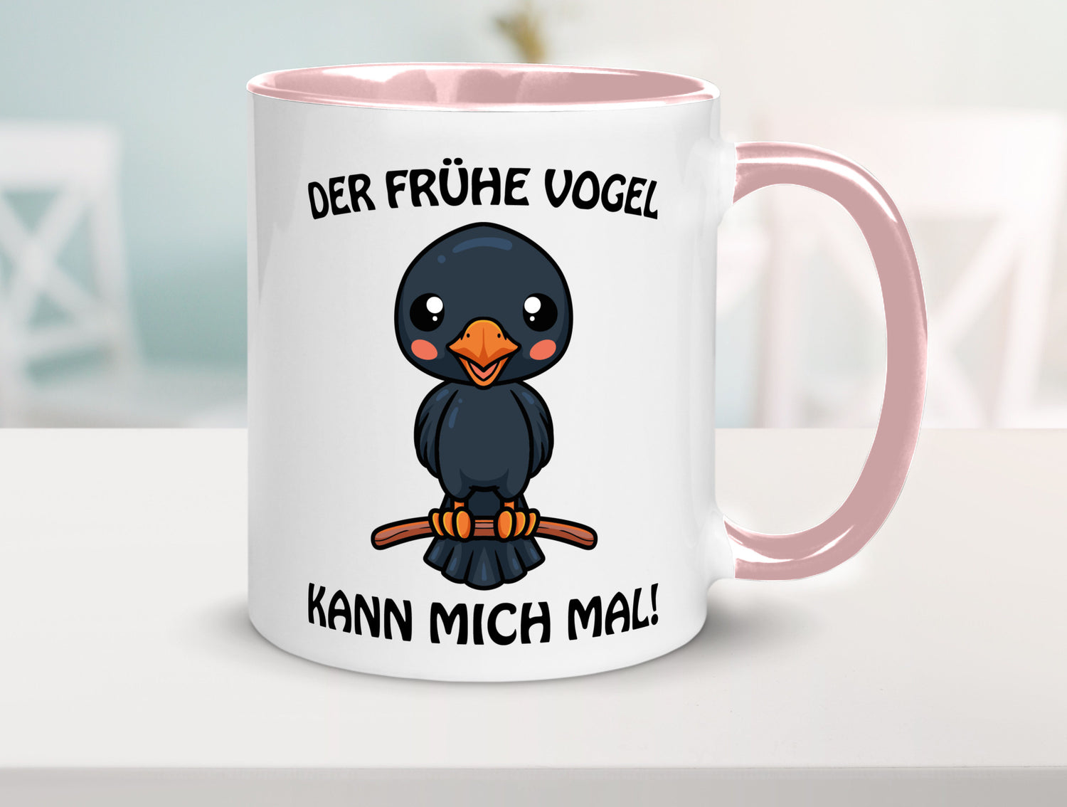 Der Frühe Vogel Humor Geschenkidee Tasse