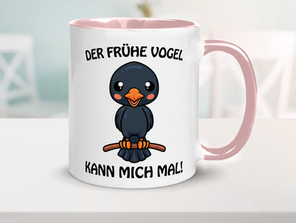 Der Frühe Vogel Humor Geschenkidee Tasse