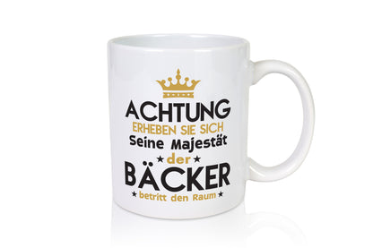 Seine Majestät Bäcker | Bäckerei Backen Konditor Geschenk Humor Geschenkidee