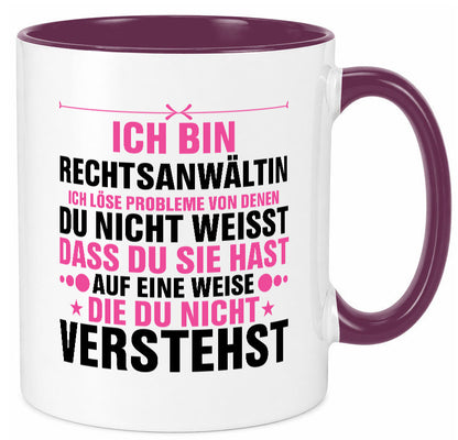 Löse Probleme: Rechtsanwältin | Jurstin Anwältin v2 Geschenk Humor Geschenkidee