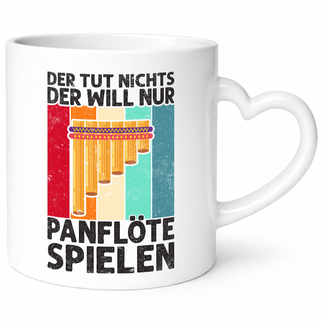 Will nur Panflöte Spielen | Panflötenspieler lustig Humor Geschenkidee Geschenk