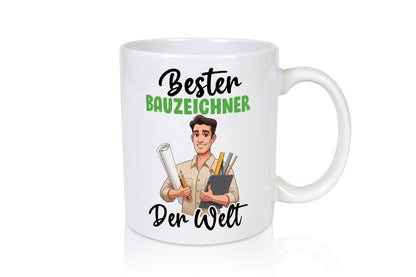 Bester Bauzeichner | Zeichner v2 lustiger Spruch Geschenk Humor Geschenkidee